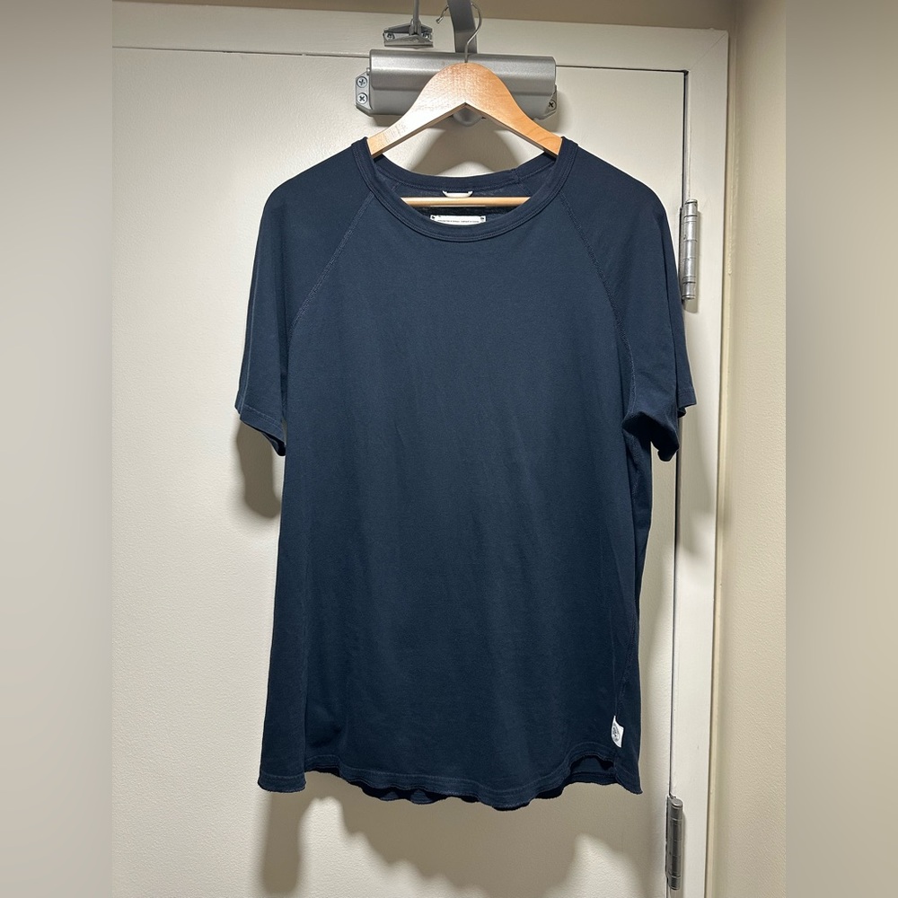 Reigning Champ Ringspun Jersey Raglan T-Shirt (Navy - Size L)